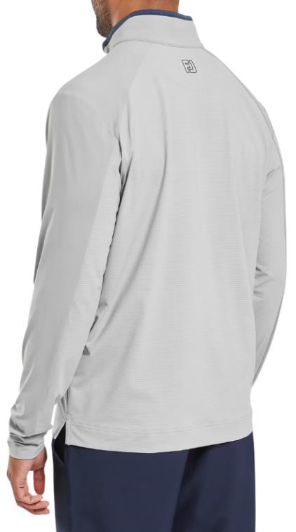 FootJoy TempoSeries Mixed Texture Chill-Out pánská mikina, šedá