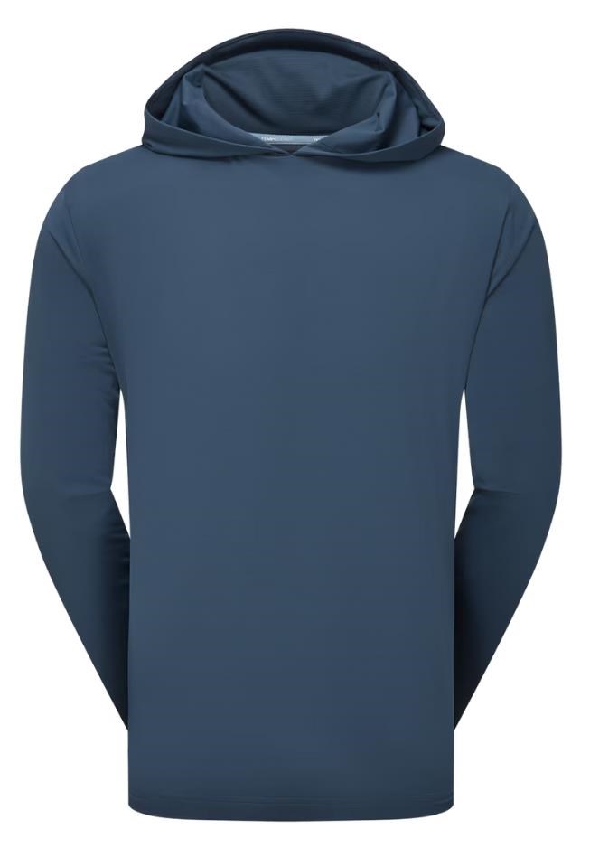 FootJoy TempoSeries Blocked Sun Hoodie pánská mikina, modrá