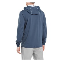 FootJoy TempoSeries Blocked Sun Hoodie pánská mikina, modrá