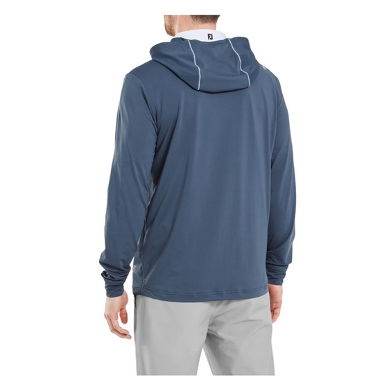FootJoy TempoSeries Blocked Sun Hoodie pánská mikina, modrá
