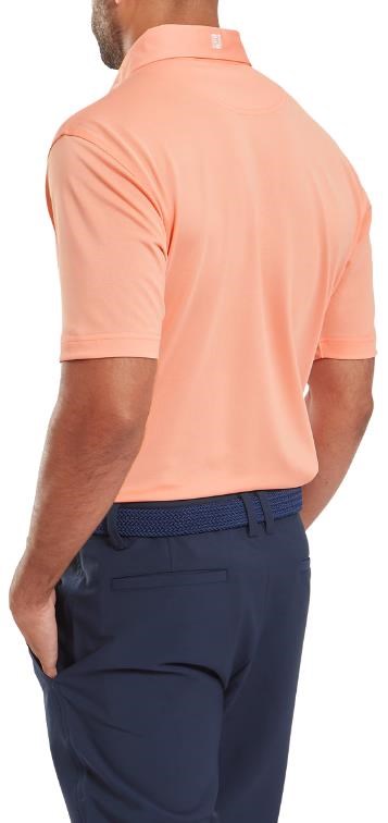 FootJoy Stretch Pique Solid pánské polo, papaya
