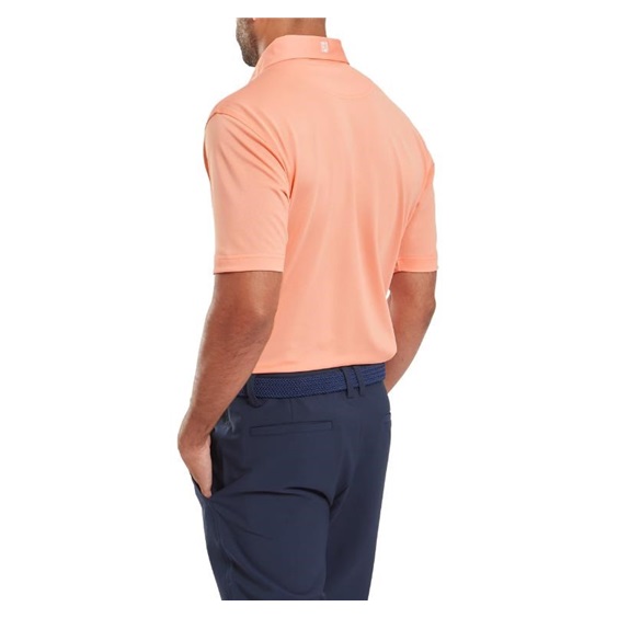 FootJoy Stretch Pique Solid pánské polo, papaya