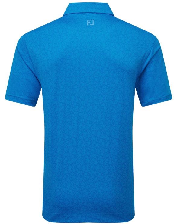 FootJoy Painted Floral Lisle pánské polo, modré