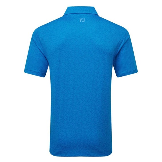FootJoy Painted Floral Lisle pánské polo, modré