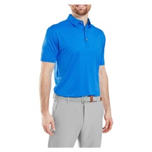 FootJoy Painted Floral Lisle pánské polo, modré