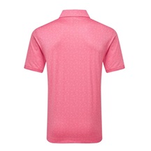FootJoy Painted Floral Lisle pánské polo, pink lemonade