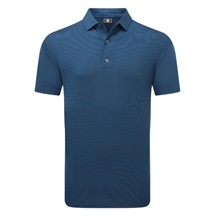 FootJoy Micro Feeder Stripe Lisle pánské polo, tmavě modré