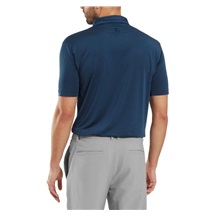 FootJoy Micro Feeder Stripe Lisle pánské polo, tmavě modré