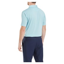 FootJoy Micro Feeder Stripe Lisle pánské polo, modro/bílé