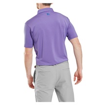 FootJoy Micro Feeder Stripe Lisle pánské polo, marine/pink