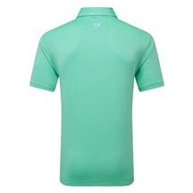 FootJoy Micro Feeder Stripe Lisle pánské polo, lagoon/mint