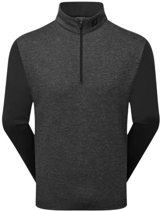 FootJoy Tonal Heather Chill-Out pánská mikina, černá