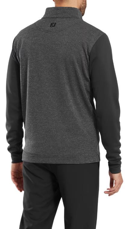 FootJoy Tonal Heather Chill-Out pánská mikina, černá