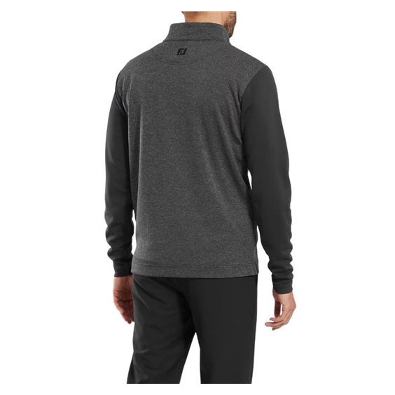 FootJoy Tonal Heather Chill-Out pánská mikina, černá
