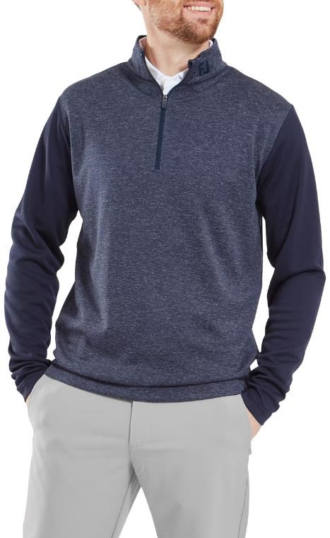 FootJoy Tonal Heather Chill-Out pánská mikina, tmavě modrá