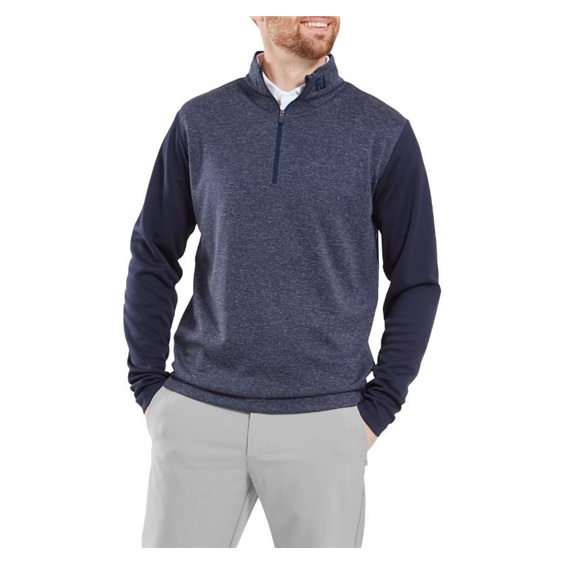 FootJoy Tonal Heather Chill-Out pánská mikina, tmavě modrá