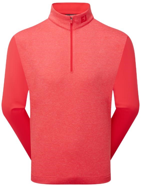 FootJoy Tonal Heather Chill-Out pánská mikina, červená