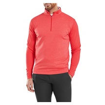 FootJoy Tonal Heather Chill-Out pánská mikina, červená