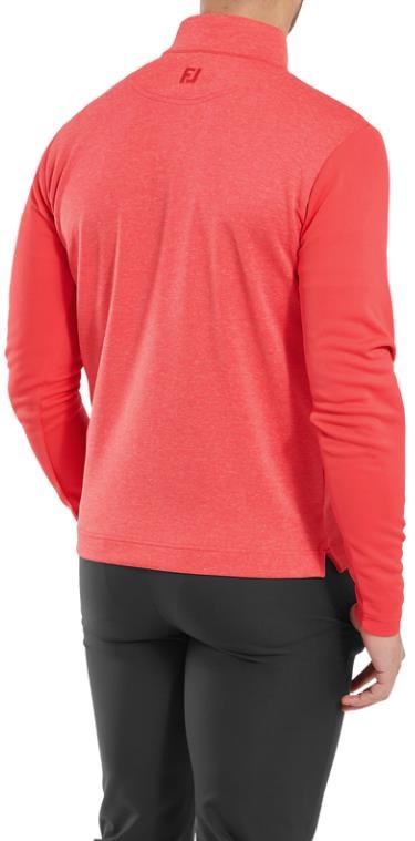 FootJoy Tonal Heather Chill-Out pánská mikina, červená