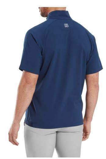 FootJoy Zephyr Short Sleeve Windshirt pánská bunda s krátkým rukávem, modrá
