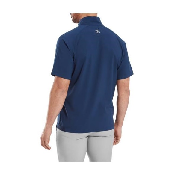 FootJoy Zephyr Short Sleeve Windshirt pánská bunda s krátkým rukávem, modrá
