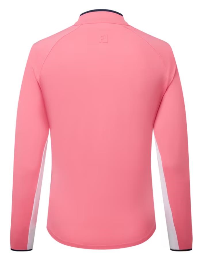 FootJoy 1/4 Zip LS Sun Protection dámské tričko, pink lemonade