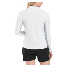 FootJoy 1/4-Zip LS Sun Protection dámské tričko, bílé