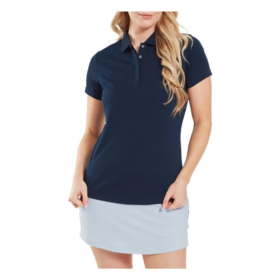 FootJoy Jacquard SS Shirt dámské polo, tmavě modré