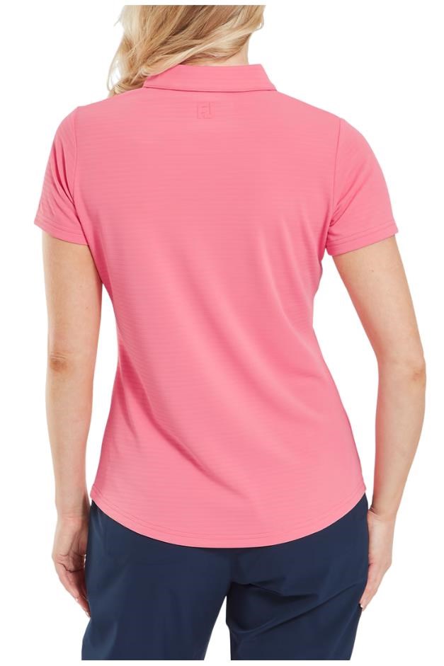 FootJoy Jacquard SS Shirt dámské polo, růžové