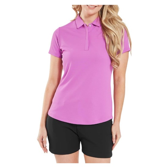 FootJoy Jacquard SS Shirt dámské polo, růžové