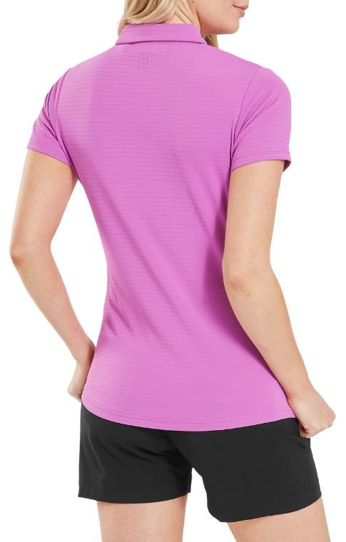 FootJoy Jacquard SS Shirt dámské polo, růžové