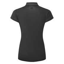 FootJoy Animal Print Cap Sleeve Lisle dámské polo, černé
