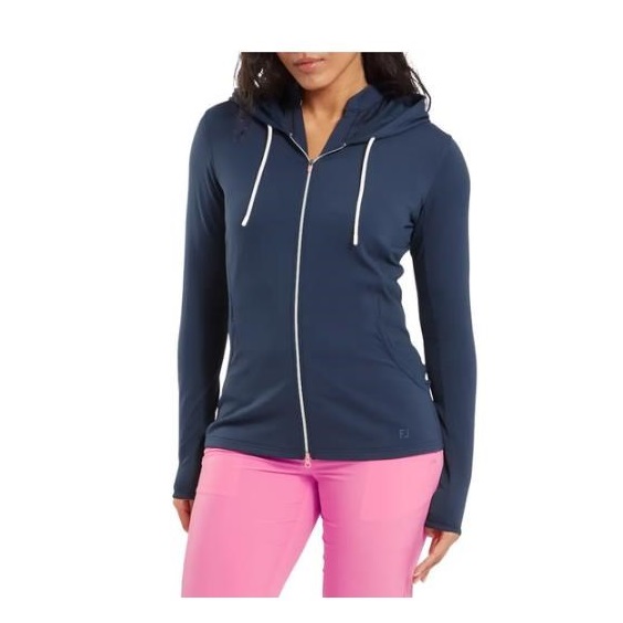 FootJoy Full-Zip Double Knit dámská mikina, modrá