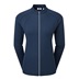 FootJoy Embossed Full-Zip Midlayer dámská mikina, tmavě modrá