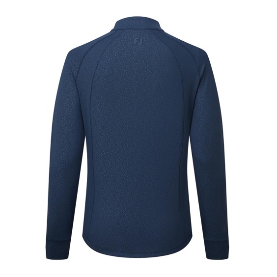 FootJoy Embossed Full-Zip Midlayer dámská mikina, tmavě modrá