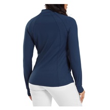 FootJoy Embossed Full-Zip Midlayer dámská mikina, tmavě modrá