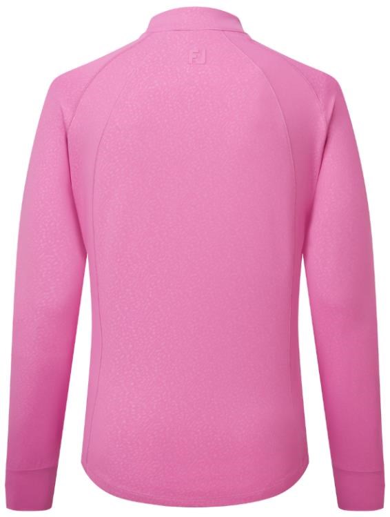 FootJoy Embossed Full-Zip Midlayer dámská mikina, růžové