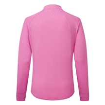 FootJoy Embossed Full-Zip Midlayer dámská mikina, růžové
