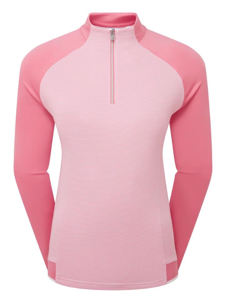 FootJoy 1/4-Zip Midlayer dámská mikina, růžová