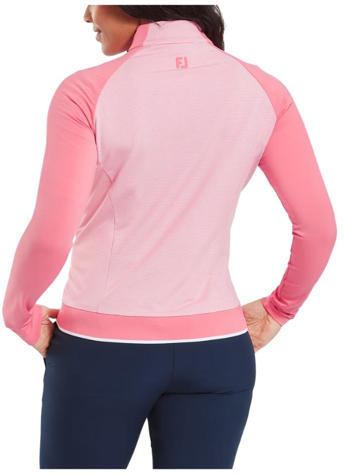 FootJoy 1/4-Zip Midlayer dámská mikina, růžová