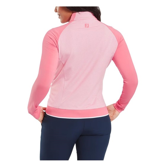FootJoy 1/4-Zip Midlayer dámská mikina, růžová