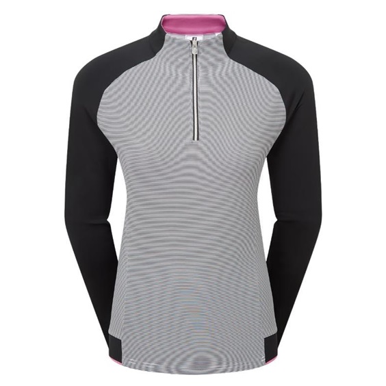 FootJoy 1/4-Zip Midlayer dámská mikina, černá