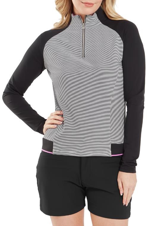 FootJoy 1/4-Zip Midlayer dámská mikina, černá