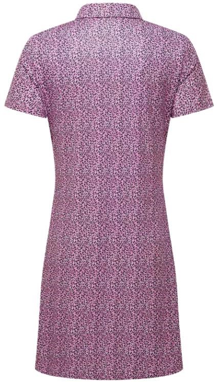 FootJoy Animal Print golfové šaty, růžovo/černé