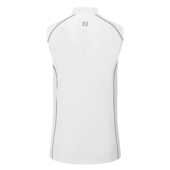 FootJoy TempoSeries Full-Zip dámská vesta, bílo/stříbrná