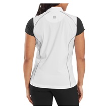 FootJoy TempoSeries Full-Zip dámská vesta, bílo/stříbrná