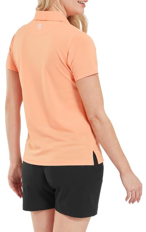 FootJoy Stretch Pique Solid dámské polo, papaya