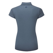 FootJoy Cap Sleeve Lisle dámské polo, heather navy