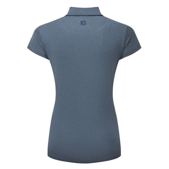 FootJoy Cap Sleeve Lisle dámské polo, heather navy