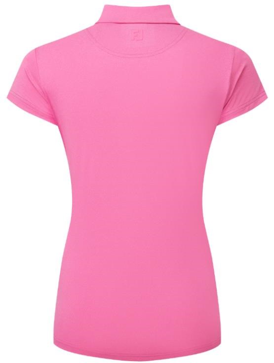 FootJoy Cap Sleeve Lisle dámské polo, růžové
